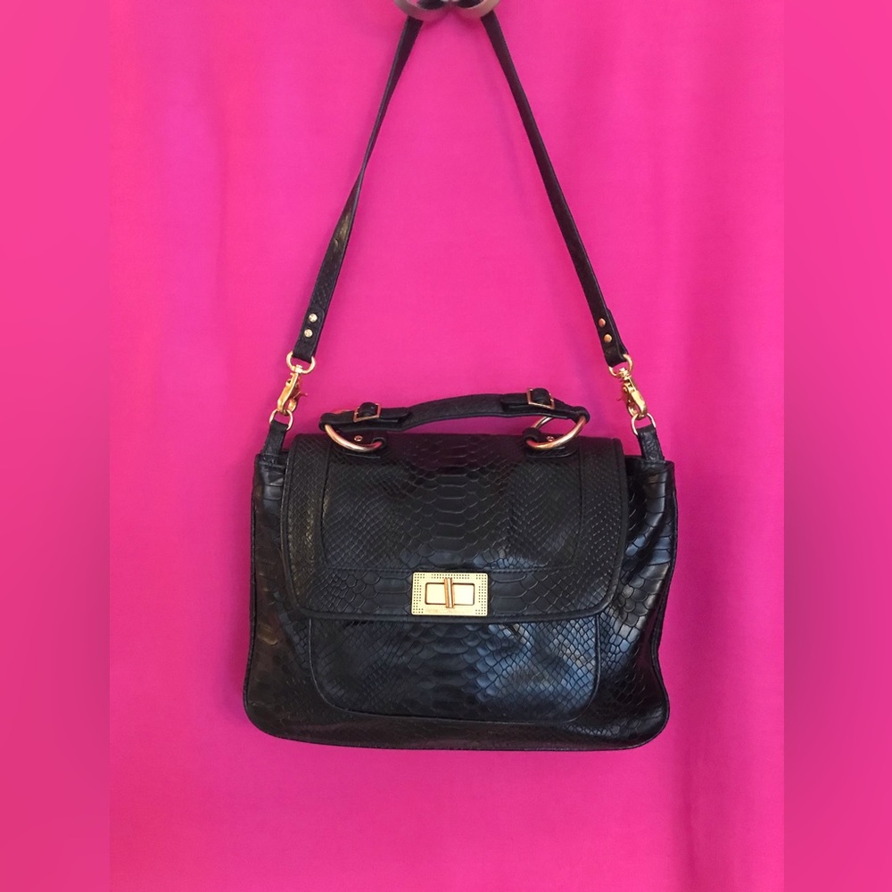 Rebecca Minkoff Black Leather Satchel - Picture 8 of 8